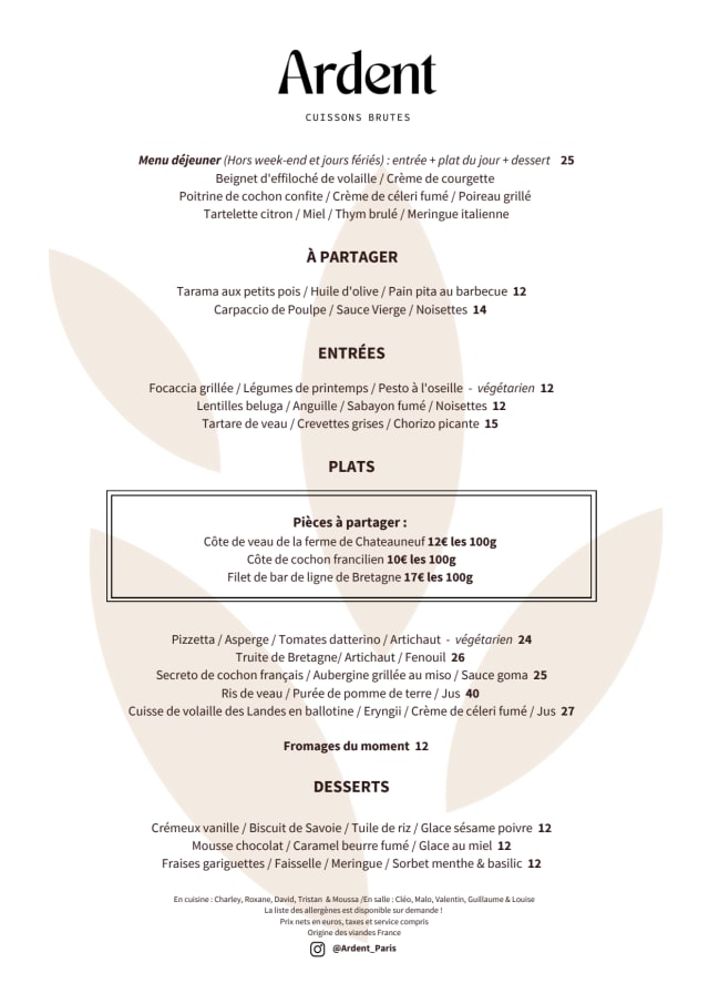 PDF Menu page 2