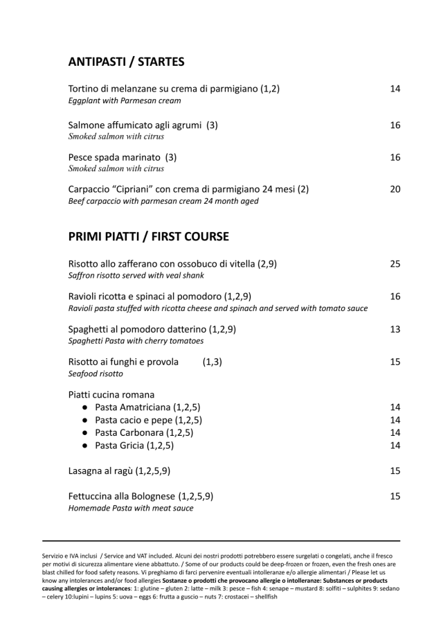 PDF Menu page 2