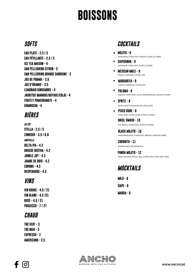 PDF Menu page 2
