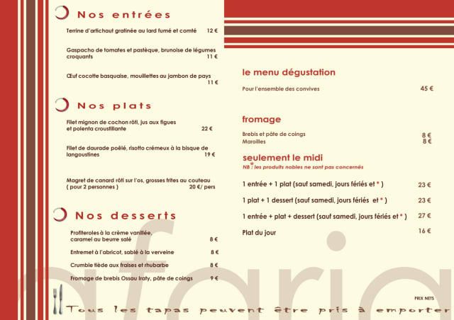 PDF Menu page 2