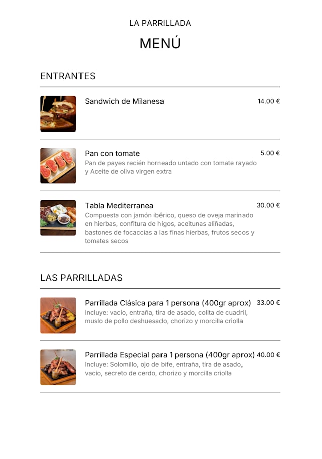 PDF Menu page 2