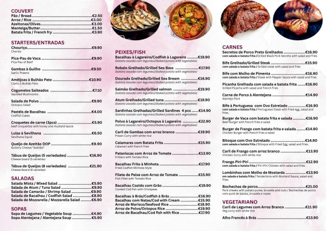 PDF Menu page 2