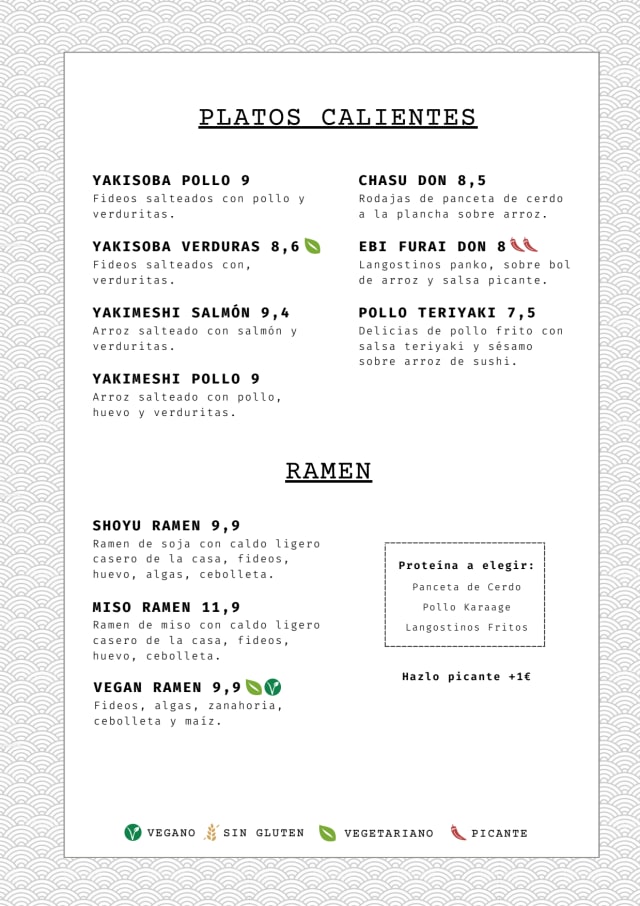 PDF Menu page 2