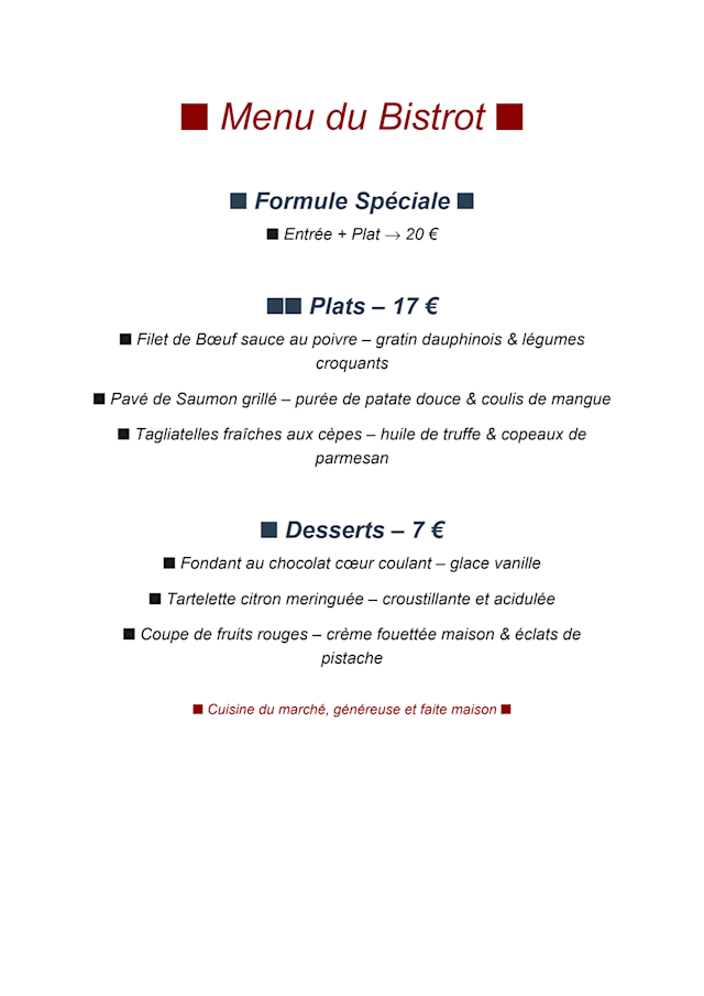 PDF Menu page 2