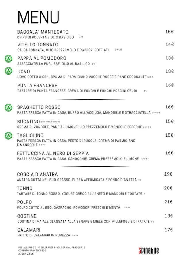 PDF Menu page 2