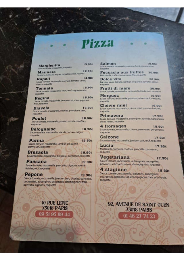 PDF Menu page 2