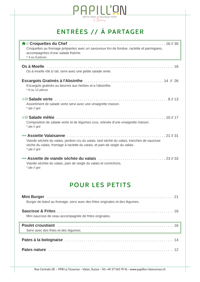 PDF Menu page 2