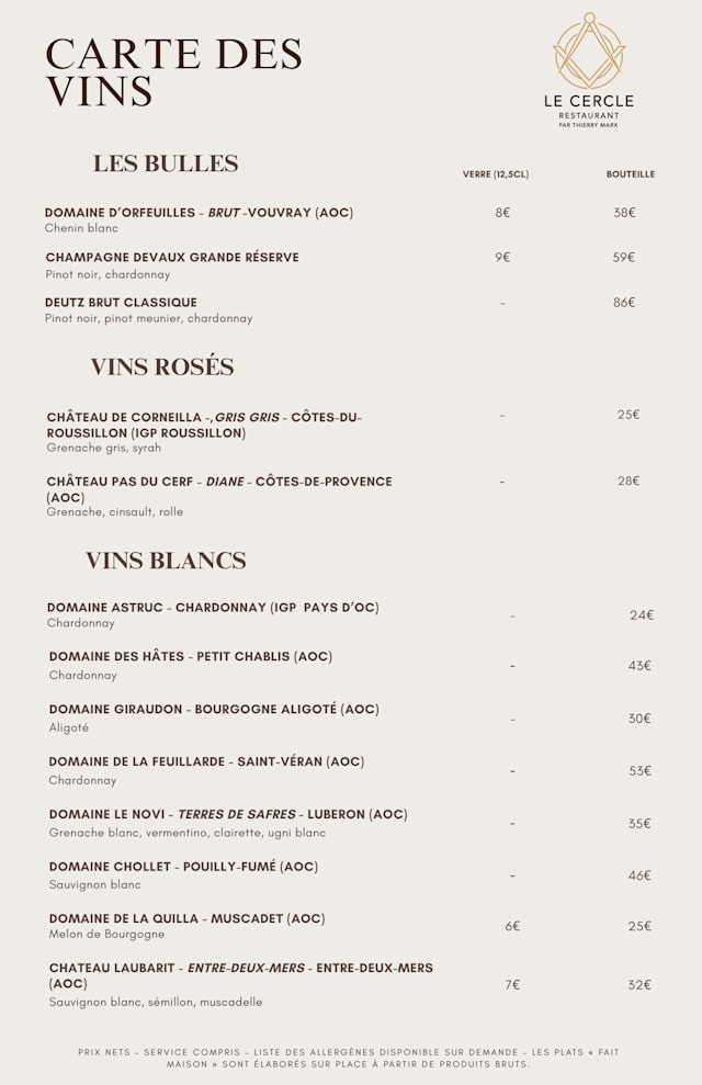 PDF Menu page 2