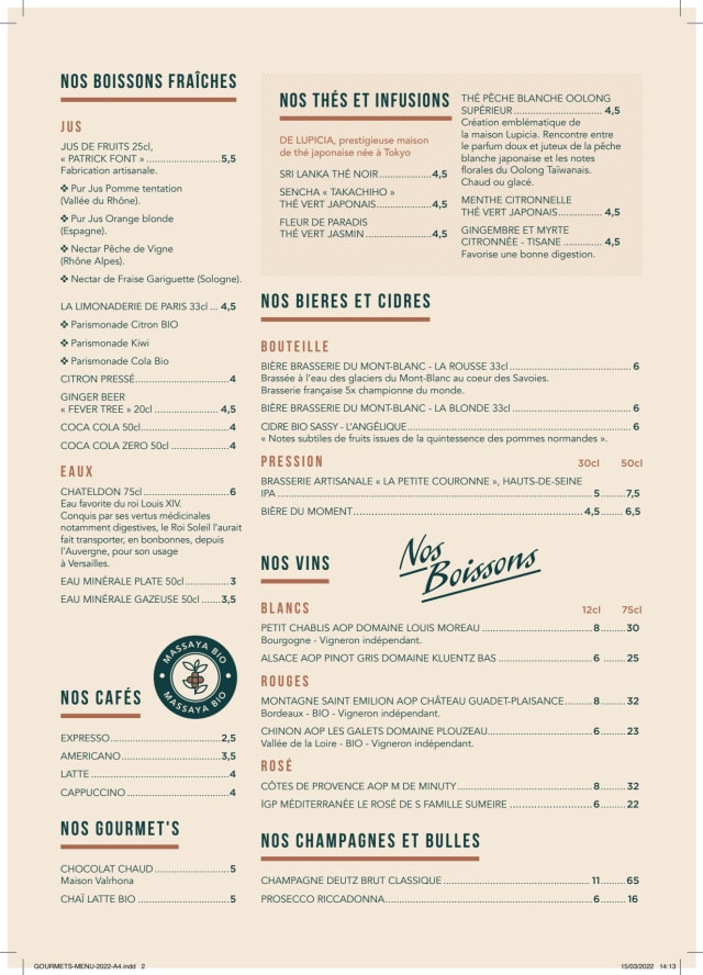 PDF Menu page 2