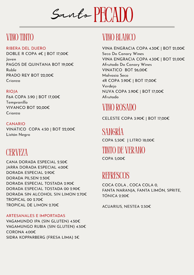 PDF Menu page 2