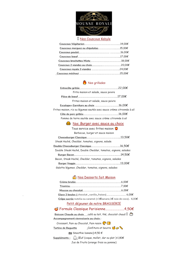 PDF Menu page 2