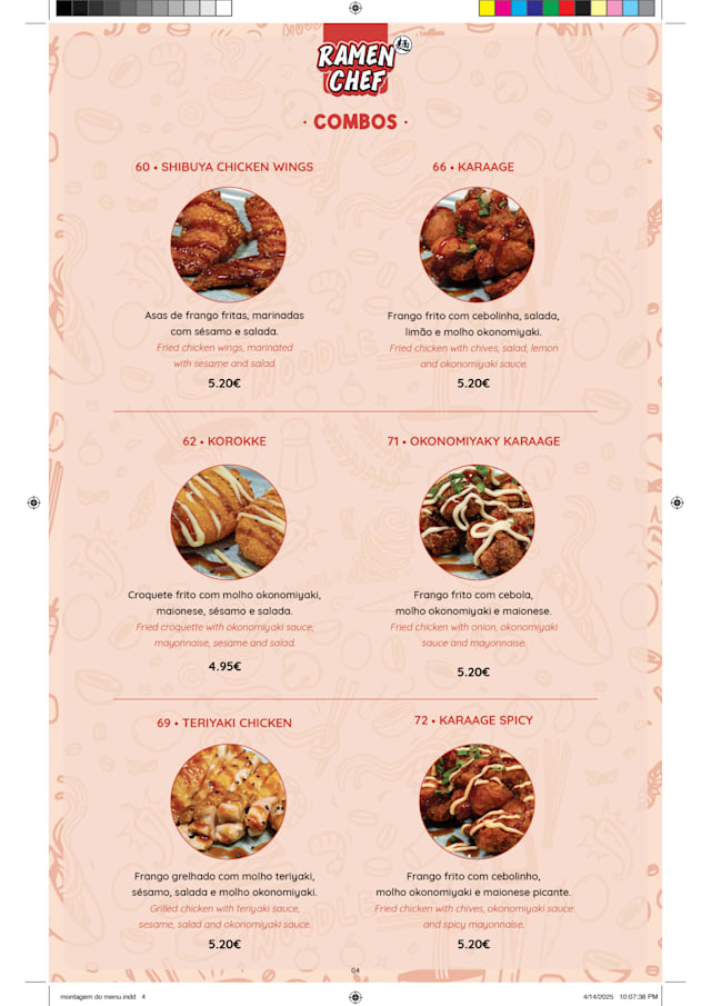 PDF Menu page 2