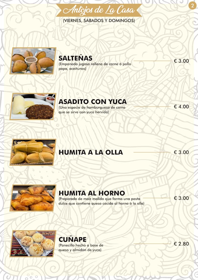 PDF Menu page 2