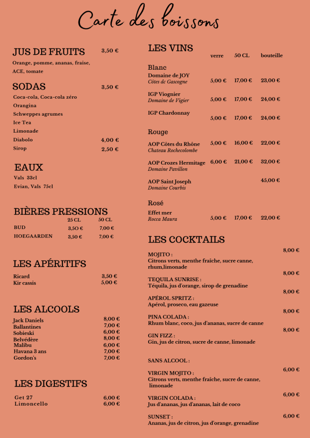 PDF Menu page 2