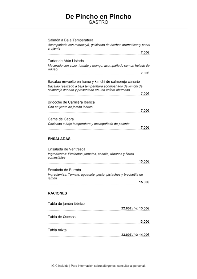 PDF Menu page 2