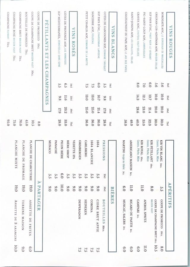 PDF Menu page 2