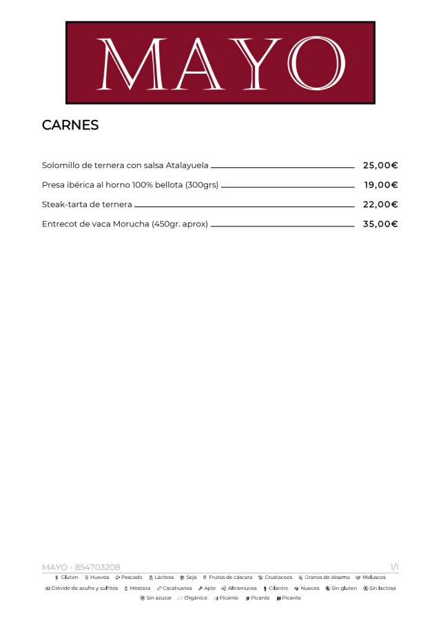 PDF Menu page 2