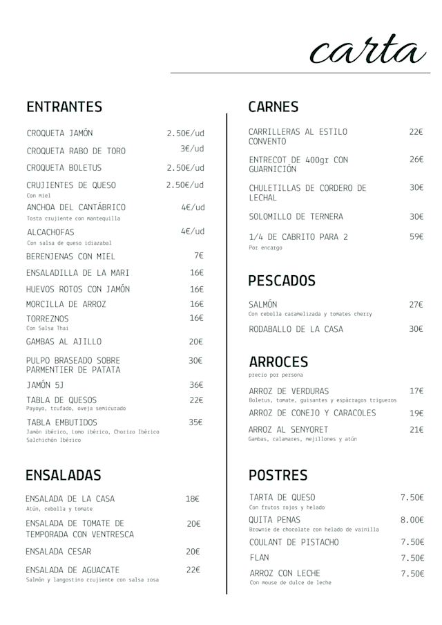 PDF Menu page 2