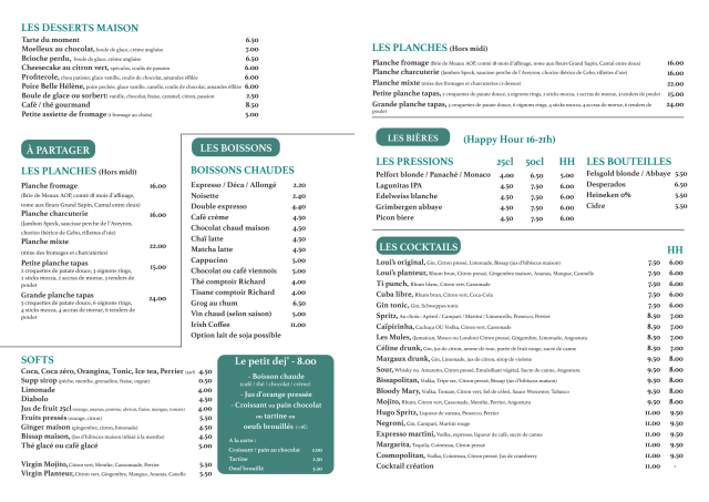 PDF Menu page 2