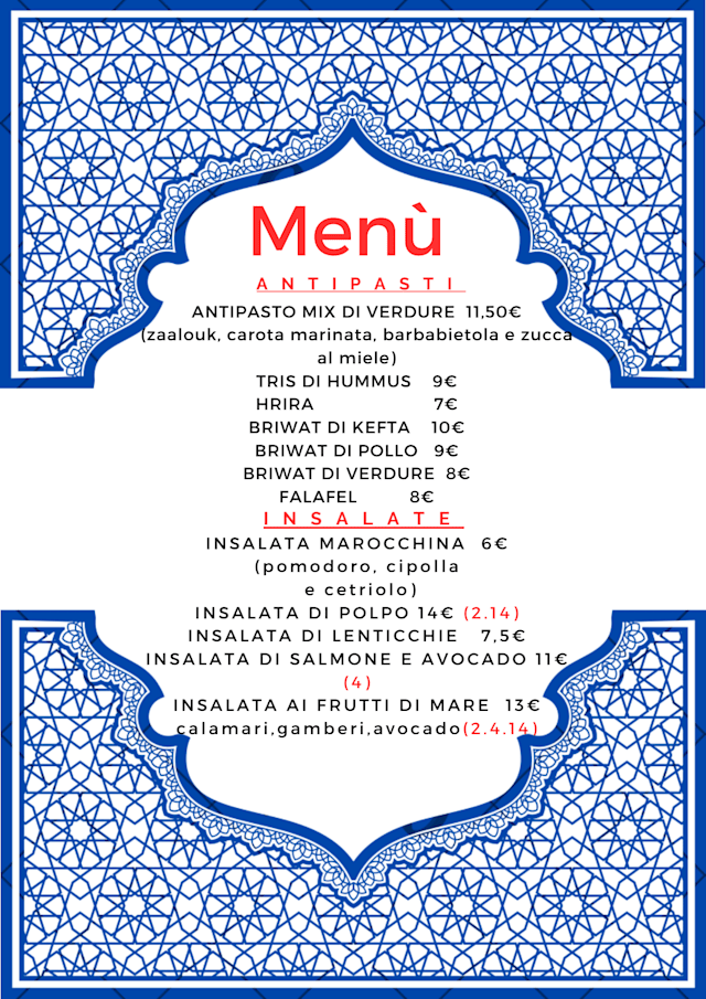 PDF Menu page 2