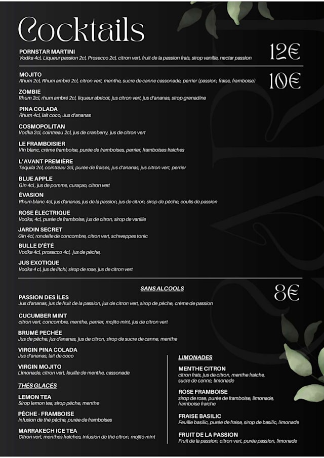 PDF Menu page 2