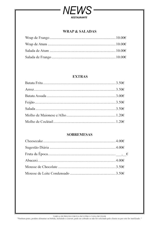 PDF Menu page 2