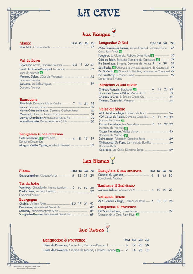 PDF Menu page 2