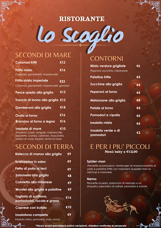 PDF Menu page 2