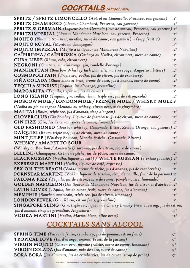 PDF Menu page 2
