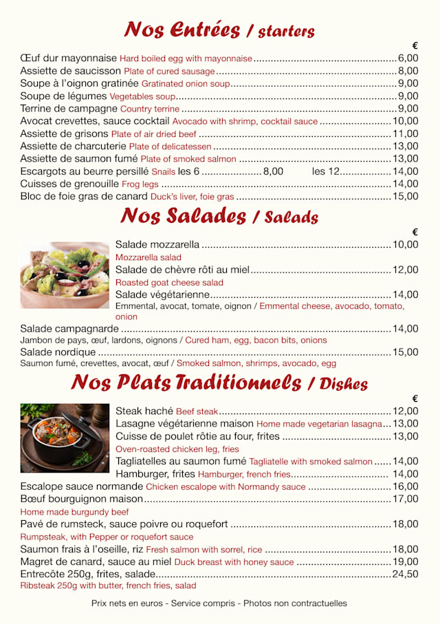 PDF Menu page 2