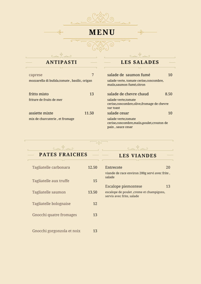PDF Menu page 2