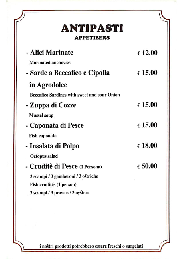 PDF Menu page 2
