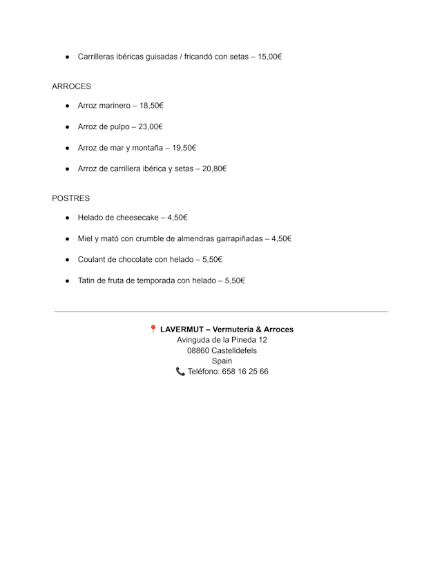 PDF Menu page 2