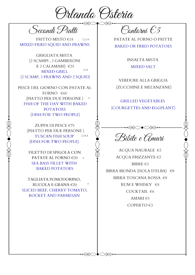 PDF Menu page 2