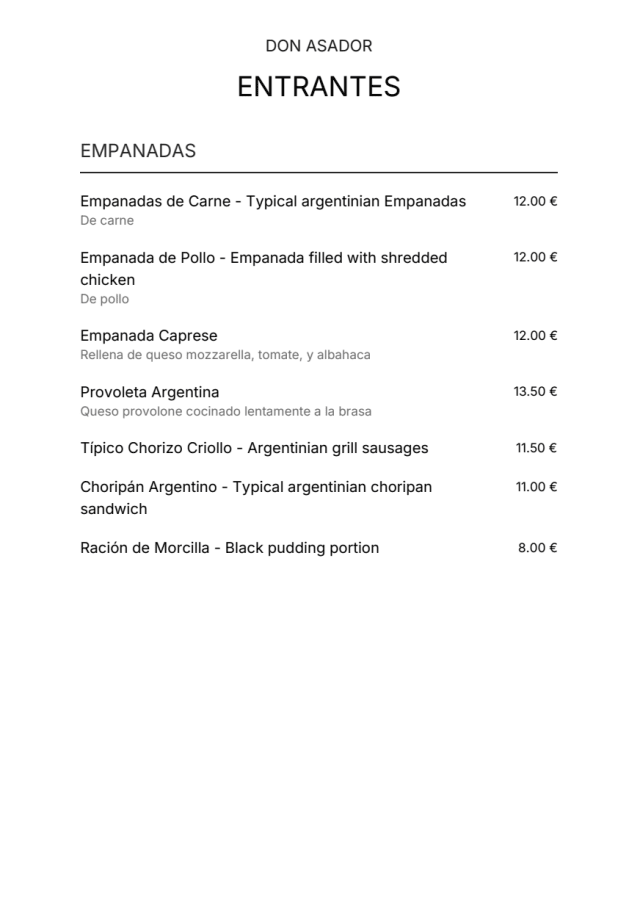 PDF Menu page 2