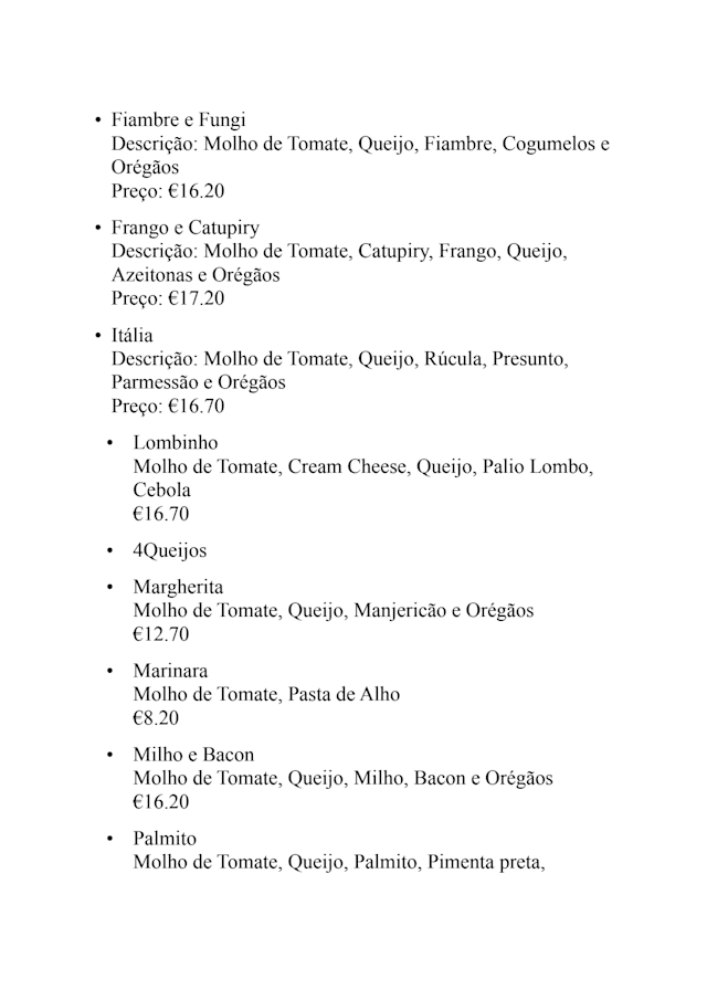 PDF Menu page 2