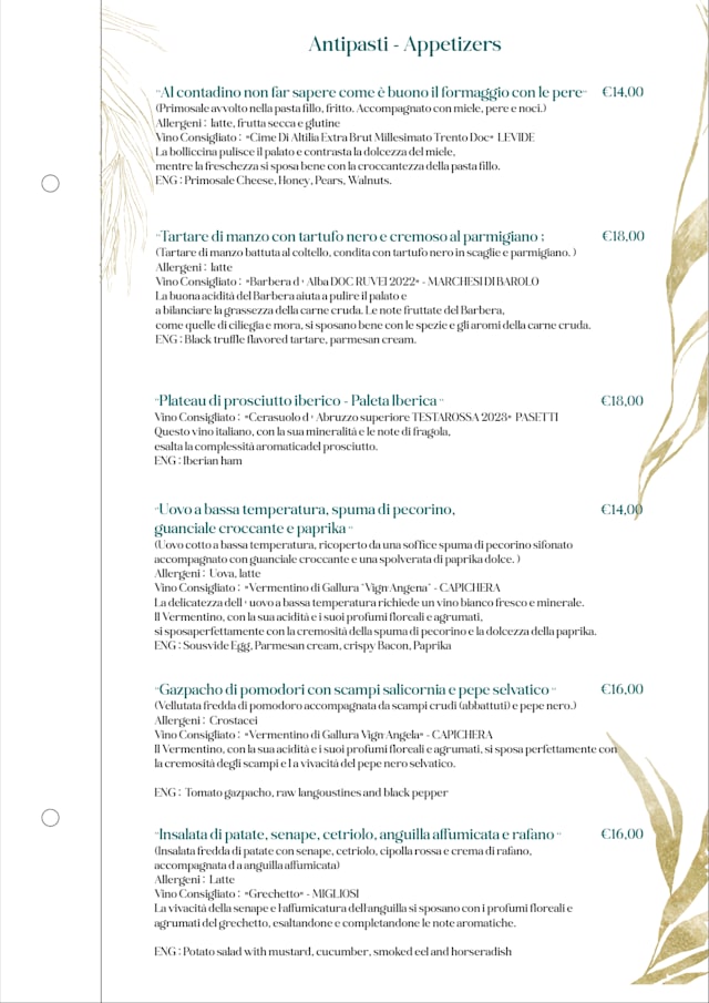 PDF Menu page 2