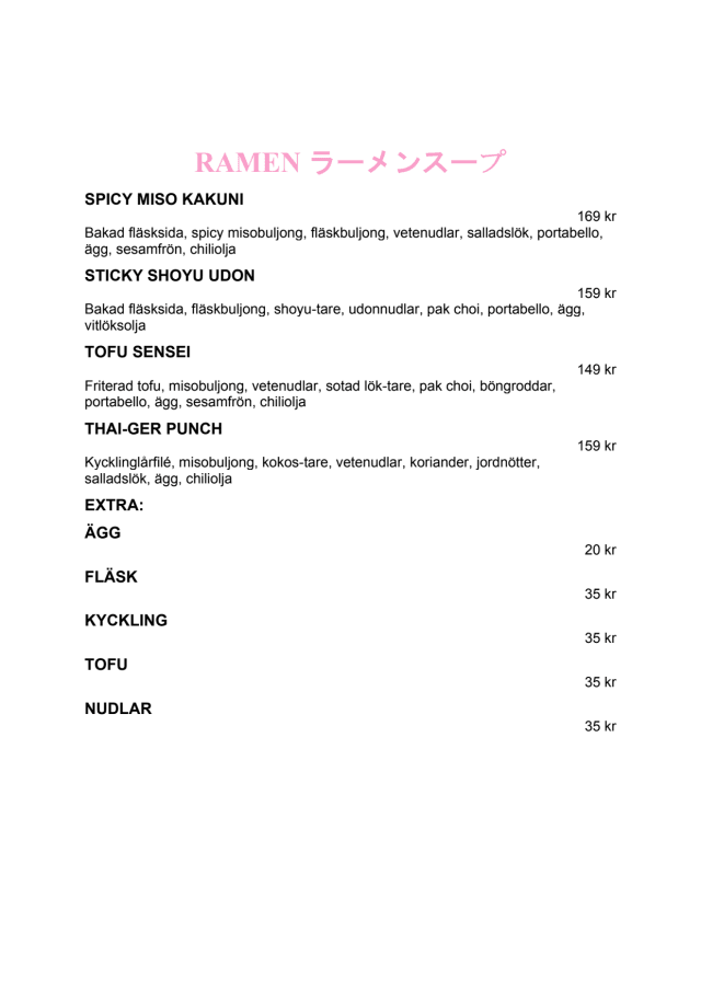 PDF Menu page 2