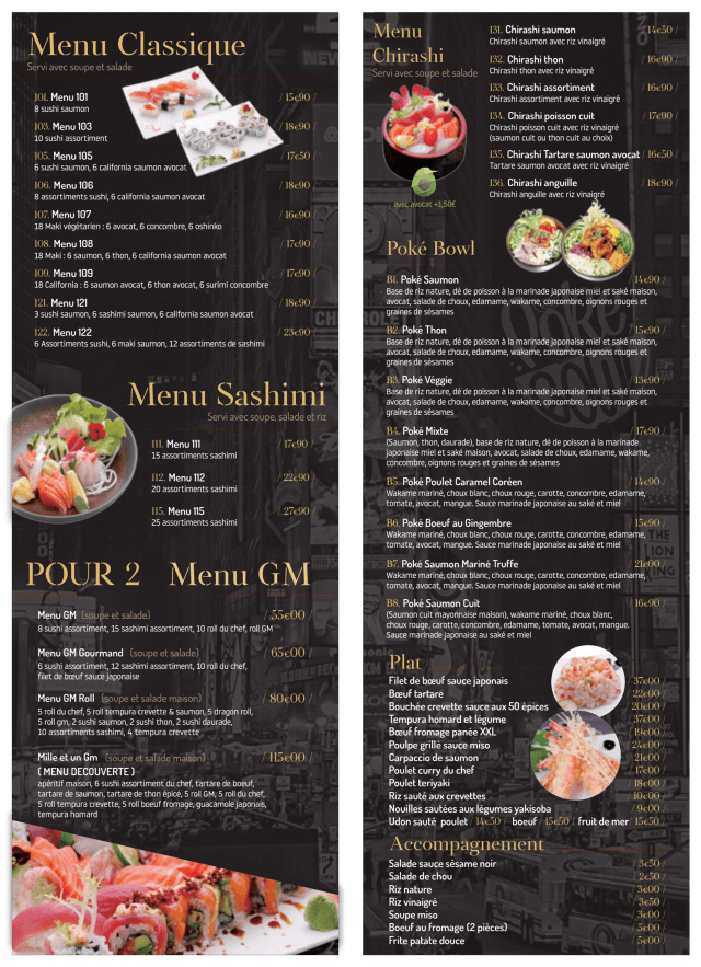 PDF Menu page 2