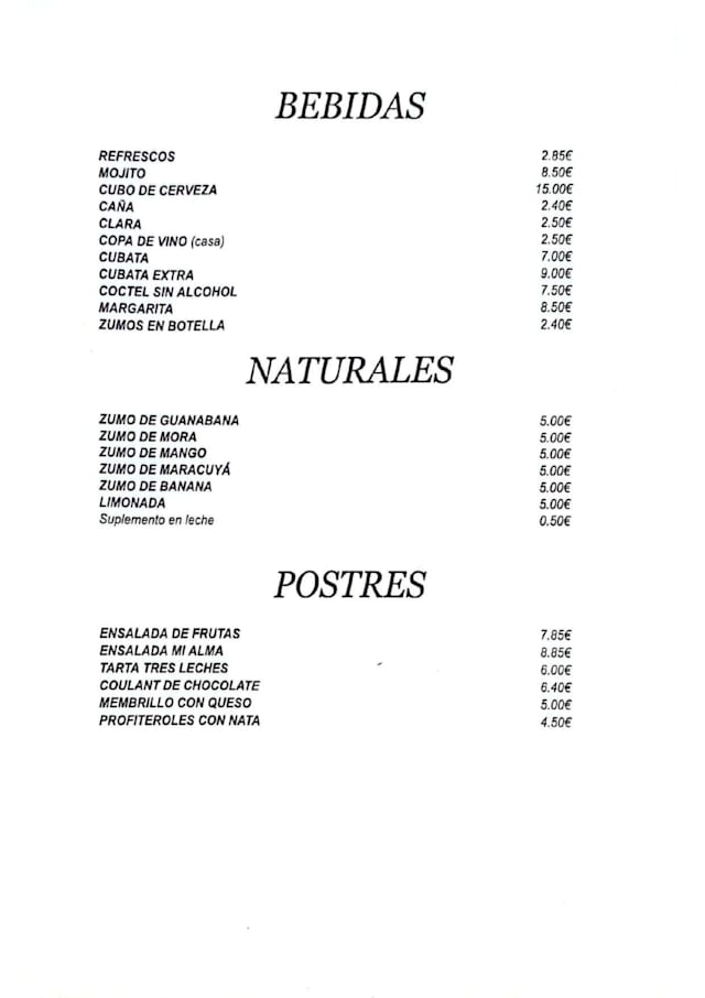 PDF Menu page 2