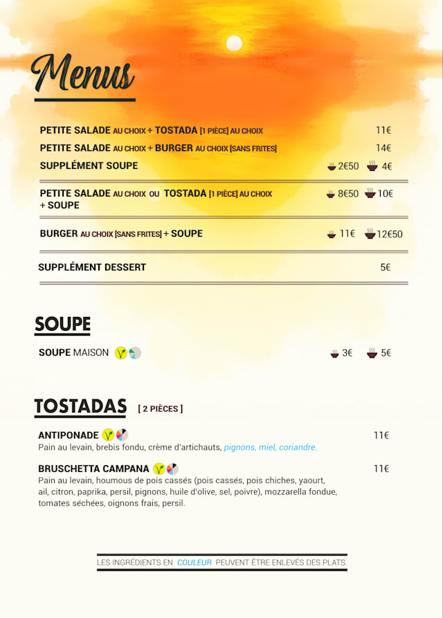 PDF Menu page 2