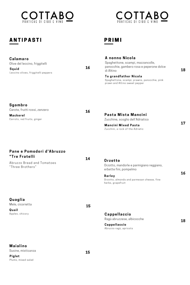 PDF Menu page 2
