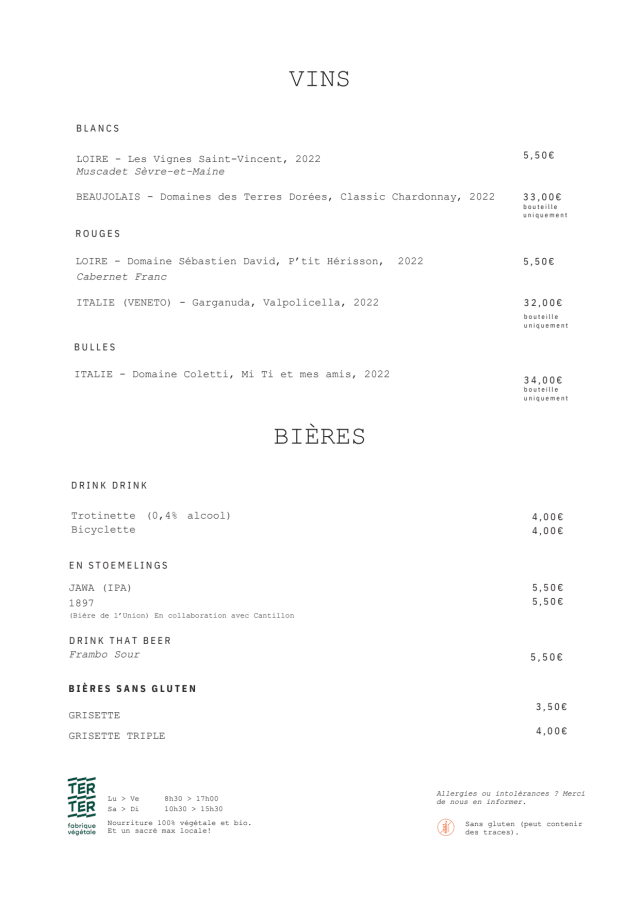 PDF Menu page 2