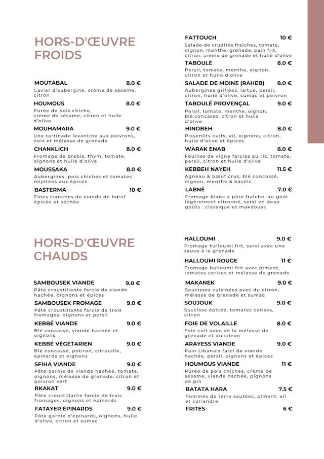 PDF Menu page 2
