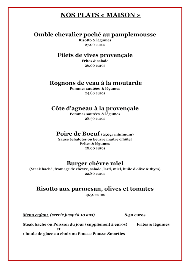 PDF Menu page 2