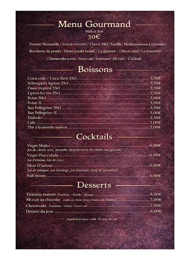 PDF Menu page 2