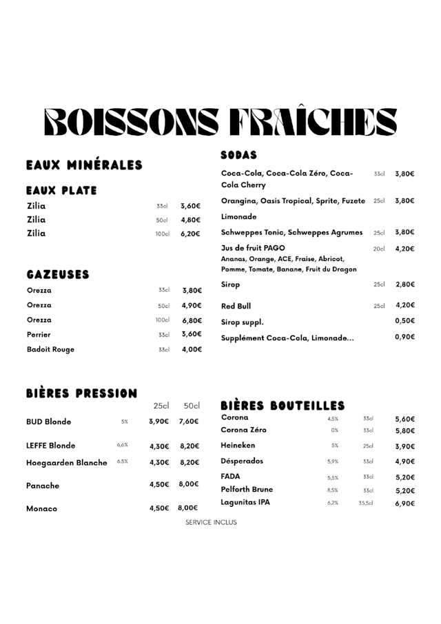 PDF Menu page 2
