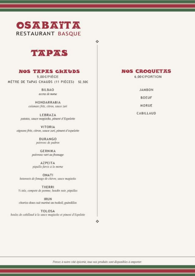 PDF Menu page 2