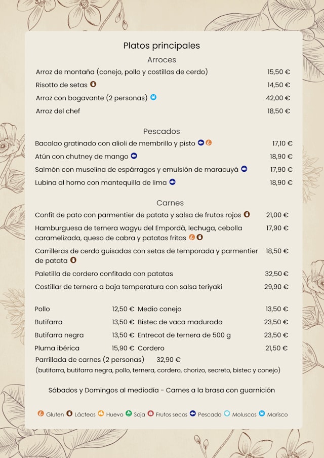 PDF Menu page 2