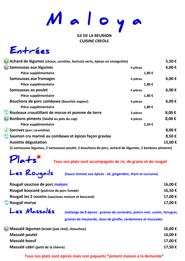 PDF Menu page 2